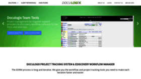 What Doculogix.com website looked like in 2019 (5 years ago)