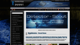 What Detector-scout.de website looked like in 2019 (5 years ago)