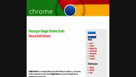 What Descargargooglechromegratis.com website looked like in 2019 (4 years ago)