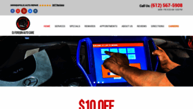 What Djforeignautocare.com website looked like in 2019 (4 years ago)