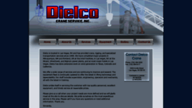 What Dielcocrane.com website looked like in 2019 (4 years ago)