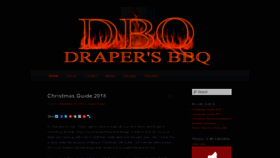 What Drapersbbq.com website looked like in 2019 (4 years ago)