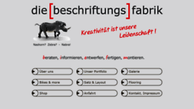 What Die-beschriftungsfabrik.de website looked like in 2019 (4 years ago)