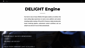 What Delight-engine.com website looked like in 2019 (4 years ago)