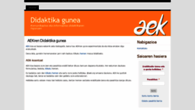 What Didaktika.aek.org website looked like in 2019 (4 years ago)