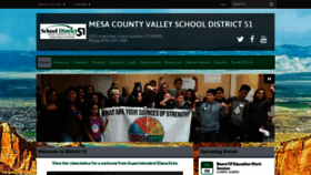 What D51schools.org website looked like in 2019 (4 years ago)
