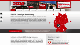 What Deltaumzug.de website looked like in 2019 (5 years ago)