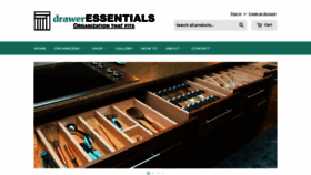 What Draweressentials.com website looked like in 2019 (4 years ago)
