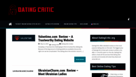 What Datingcritic.org website looked like in 2019 (4 years ago)