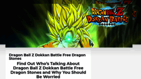 What Dragonballzen.com website looked like in 2019 (6 years ago)