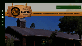 What Davie-fl.gov website looked like in 2019 (4 years ago)
