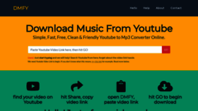 What Downloadmusicfromyoutube.site website looked like in 2019 (4 years ago)