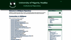 What Dspace.unn.edu.ng website looked like in 2019 (4 years ago)