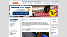 What Dakdekker-concurrent.nl website looked like in 2019 (4 years ago)