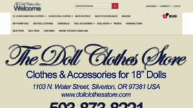 What Dollclothesstore.com website looked like in 2019 (4 years ago)