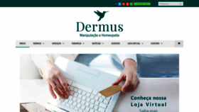 What Dermus.com.br website looked like in 2019 (4 years ago)