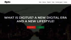 What Digitus.club website looked like in 2019 (4 years ago)