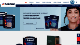 What Dekoral.pl website looked like in 2019 (4 years ago)