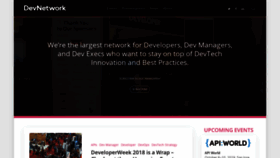 What Devnetwork.com website looked like in 2019 (4 years ago)