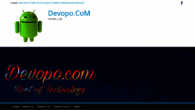 What Devopo.com website looked like in 2019 (4 years ago)