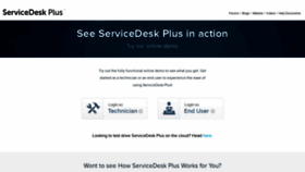 What Demo.servicedeskplus.com website looked like in 2019 (4 years ago)
