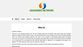 What Designers-network.com website looked like in 2019 (4 years ago)
