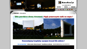 What Dobrekino.pl website looked like in 2019 (4 years ago)