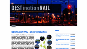 What Destinationrail.eu website looked like in 2019 (4 years ago)