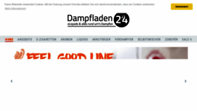 What Dampfladen24.de website looked like in 2019 (4 years ago)