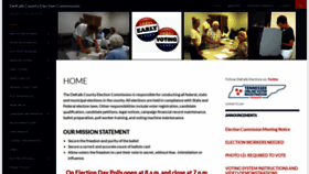 What Dekalbelections.com website looked like in 2019 (4 years ago)