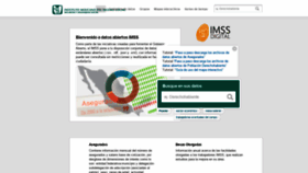 What Datos.imss.gob.mx website looked like in 2019 (4 years ago)