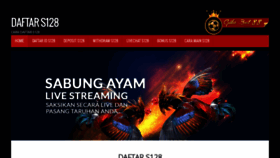 What Daftars128.asia website looked like in 2019 (4 years ago)
