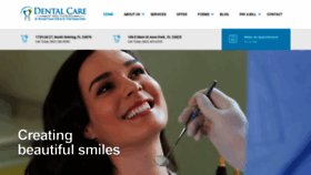 What Dentalcareofmidfl.com website looked like in 2019 (4 years ago)