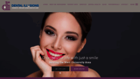 What Dentalillusions.com website looked like in 2019 (4 years ago)
