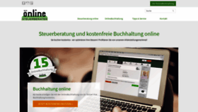 What Der-onlinesteuerberater.de website looked like in 2019 (4 years ago)