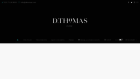 What Dthomas.com website looked like in 2019 (4 years ago)