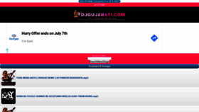 What Djgujarati.com website looked like in 2019 (4 years ago)