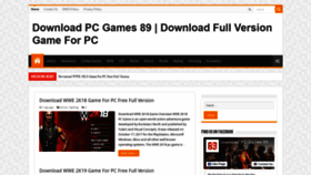 What Downloadpcgames89.com website looked like in 2019 (4 years ago)