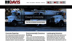 What Davisconcreteinc.com website looked like in 2019 (4 years ago)