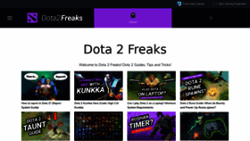 What Dota2freaks.com website looked like in 2019 (4 years ago)