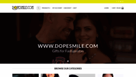 What Dopesmile.com website looked like in 2019 (4 years ago)