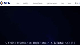 What Dfg.group website looked like in 2019 (4 years ago)