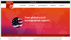 What Diversitytravel.com website looked like in 2019 (4 years ago)