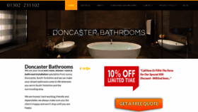 What Doncasterbathrooms.com website looked like in 2019 (4 years ago)