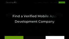 What Develop4u.co website looked like in 2019 (4 years ago)