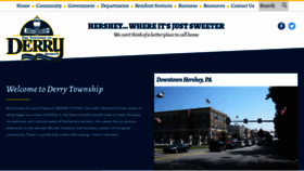 What Derrytownship.org website looked like in 2019 (4 years ago)