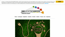 What Dielichtschmiede.de website looked like in 2019 (4 years ago)