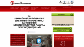 What Demiroglu.bilim.edu.tr website looked like in 2019 (4 years ago)