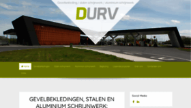 What Durv.be website looked like in 2019 (4 years ago)