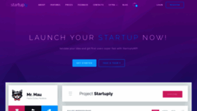 What Demo.startuplywp.com website looked like in 2019 (4 years ago)